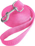10ft Pink Dog Leashes - Strong Traditional Style Extra Long Leads for Large, Medium & Small Dogs - Great for Parks,