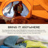 NEMO Fillo Backpacking & Camping Pillow, Soft Inflatable Travel Pillow with Integrated Stuff Sack