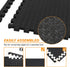 Torin ABPM001BK Interlocking Foam Mat Protective Exercise Workout Puzzle Floor Mat Tiles for Home Gym Equipment - 6