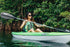 Pelican Standard Kayak Paddle - Aluminum Shaft with Durable Polypropylene Blade - 0/65° Blade Angle with Drip Ring