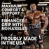 Schiek Sports Model 1000LLS Leather Weight Lifting Straps