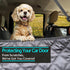100% Hammock KULULU Dog Car Seat Cover for Back Seat, Waterproof Dog Car with Mesh Window, Scratchproof Truck Back Seat