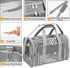LEHNI 25 Lbs(Gray) Soft-Sided Cat/Dog/Pet Carrier, Collapsible Pets Travel Carriers for Big Cats/Small Dogs