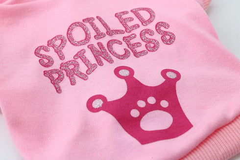 DroolingDog Princess Hoodie - Small Dog Girl Clothes, Girls Dog Clothes