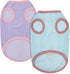 Blueberry Pet Pack of 2 Dog Pajamas & Tank Top - Soft Cotton Blend, Back Length 14"