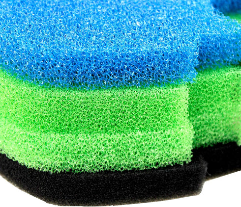 AQUANEAT Replacement Canister Filter Polishing Pads Compatible with MarineLand Magniflow Canister Filters C-360 Filter Floss Media (Multi-colored)