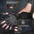 ihuan Ventilated Weight Lifting Gym Workout Gloves with Wrist Wrap Support for Men & Women, Full Palm Protection