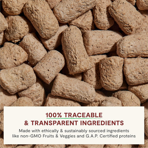 95% 13.5oz Open Farm, RawMix Freeze Dried Raw Morsels, Dog Food Topper & Mixer, High Protein & Bone Broth Infused