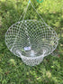 LEE FISHER SPORTS 18" 12" , Double Ring Cotton Crab net, Opening, deep, with Small Floats and line, Catch Crab for Fun