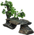 Penn-PLAX Deco-Replicas Bonsai Tree on Rocks Aquarium Decoration, Safe for Freshwater and Saltwater