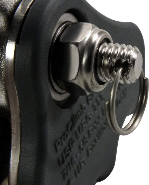 Rope Grab - Arborist Rope Brake Tree Equipment - Fall Arrestor Ascender with Removable Rope Cam Lock