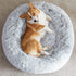 Calming Dog Bed & Cat Bed by WNPETHOME, Anti-Anxiety Donut Bed, Fluffy Faux Fur Cushion for Small Dogs and Cats