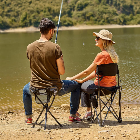225 lbs Portal Tall Folding Tripod Stool for Outdoor Camping Walking Hunting Hiking Fishing Travel, Support