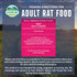 Oxbow Essentials Adult Rat Food - All Natural, Veterinarian Recommended, 3 lb, No Artificial Ingredients