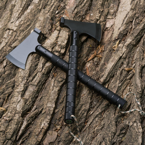 Survival Hatchet - Multi-Tool Camping Axe, Tactical Gear, Portable Bushcraft, Hiking Emergency Tools for Outdoor