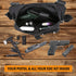 Outdoor Sports Chest Bag for Men, Adjustable EDC Travel Chest Pack for Running, Hiking, Workouts