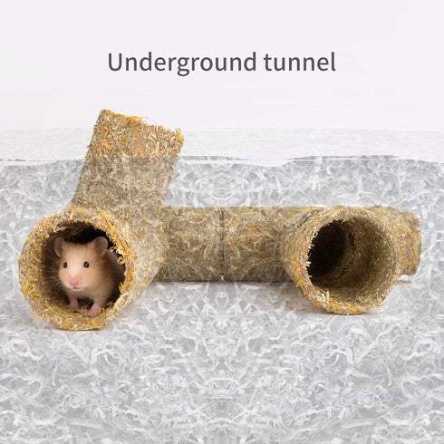Niteangel Creative Hamster Tunnel - DIY Build Unique Tube Burrow for Small Animals Like Hamsters and Mice