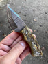 Poshland BC-69 Handmade Damascus Steel Skinner Knife - 5.50 Inches Full Tang
