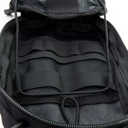 LINE2design First Aid (Ifak) Pouch EMS Bag - Tactical EDC Rescue Utility Gear IFAK Bags for Hiking, Includes USA Patch