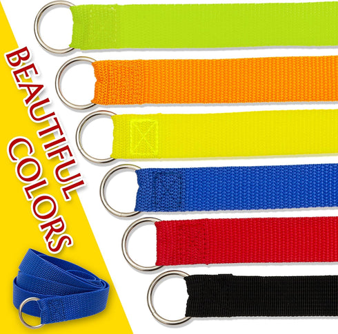 COVGOPI Slip Lead Dog Leash, 6 pcs Short Pet Leashes for Dogs Cats, 6 FT Strong Pulling Leash