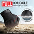 NoCry Tactical Shooting Gloves for Men, Water Resistant with Padded Knuckle Guards and Non-Slip Grip