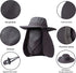 KOOLSOLY Fishing Hat - Sun Cap with UPF 50+ Sun Protection and Neck Flap for Men and Women