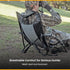 350LBS ARROWHEAD OUTDOOR Low-Profile Turkey Hunting Chair Camo Folding Blind Seat with Mesh Comfort & Carry Strap