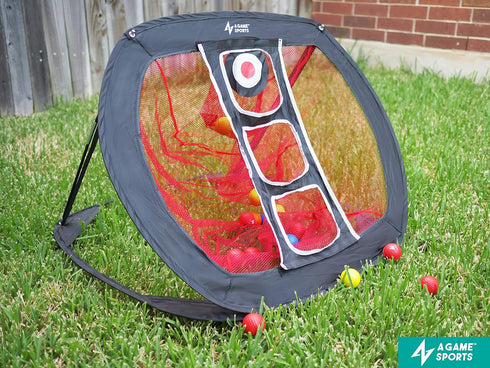 Golf Chipping Net, Pop Up with Mat, Indoor/Outdoor Golf Practice Nets for Chipping Accuracy