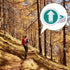 Reflective Trail Markers Pack - Bright Trail Marking Reflectors for Hunting, Hiking, Camping, Outdoors, Blue Green Red