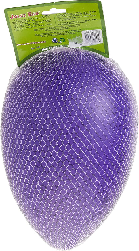 Jolly Pets Jolly Egg Dog Toy, 12 Inches, Large, Purple