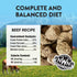 12 Oz Northwest Naturals Freeze-Dried Beef Dog Food - Bite-Sized Nuggets - Grain-Free, High-Protein, Raw Diet