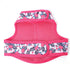 Mile High Life Dog Harness, Air Mesh Floral Vest for 20 lbs Small Dogs & Cats, Adjustable Easy Closures (Peony, XS)