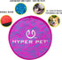 Hyper Pet 9" Flippy Flopper Flying Disc Dog Toy, Soft, Floats in Water, Safe on Teeth, Pack of 1, Purple Swirl