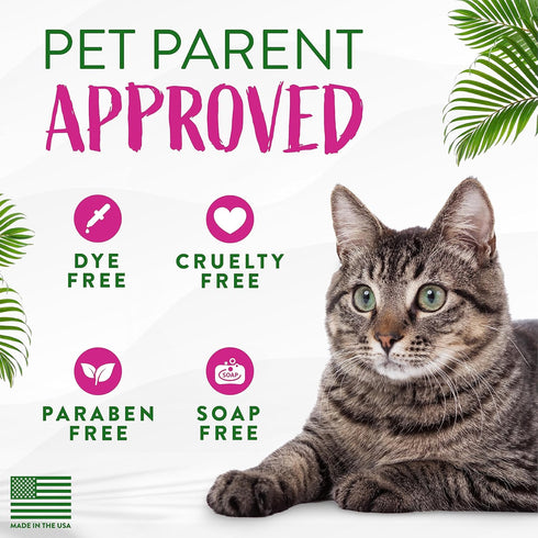 TropiClean Berry & Coconut Deep Cleansing Cat Shampoo | Natural Ingredients | Reduces Matting | Made in The USA | 12 oz