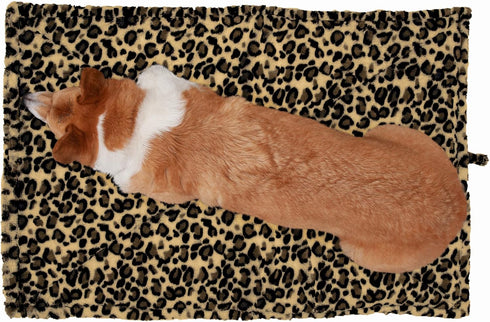 Furhaven ThermaNAP Self-Warming Cat Bed for Indoor Cats & Small Dogs, Washable Quilted Faux Fur Reflective Bed Mat -