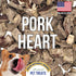 Freeze Dried Pork Heart Dog Treats - All Natural Freeze-Dried Raw Snacks for Dogs and Cats, High Protein