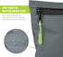 Tuff Mutt Dog Poop Bag Holder with Dispenser, Odor-Blocking Liner and Water-Resistant Fabric, Holds Full Dog Waste