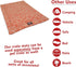 36" Charlie Salmon Orange Crate Dog Bed Mat by Majestic Pet Products