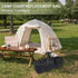 18 7 6 Inch Camp Chair Replacement Bag, Camping Folding Chair Storage Bag Large Zippered with Handle Strap, x x Fit