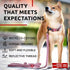 WAUDOG 6 Ft / 10 Ft Recycled Cotton Dog Leash - Eco-Friendly Reflective Collar for Small Medium Large Dogs