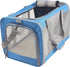 Large Blue Cat Carrier for Small, Medium, and Large Cats, Portable Soft Travel Carrier, Airline Approved Cat Bag