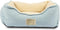 Harry Barker Blue Chambray Cozy Sherpa Bed, Small