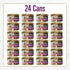 (Pack 24) 3 oz. Purina Fancy Feast Savory Centers With Beef Wet Cat Food Pate with Gourmet Gravy Center - of Cans