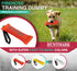 Firehose Puppy Training Dummy 9.5” x 2.5” - Durable Training Bumper for Waterfowl Sporting Dogs