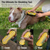 King Kanine Pet Grooming Brush - Self Cleaning Deshedding Tool for Dogs, Cats & Horses