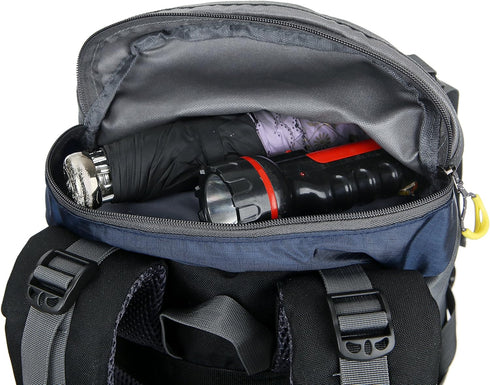 WoneNice Waterproof Hiking Backpack 50L(45+5) - Outdoor Sport Daypack with Rain Cover