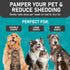 Maxpower Planet Hair Brush - Double Sided Shedding, Dematting Undercoat Rake for Dogs, Cats, Extra Wide Brush