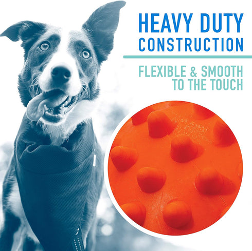 Set Franklin Pet Supply Co. Ready Fetch All Weather Ball - Launcher Ball - Slobber and Water Resistant,Orange