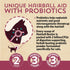 Fidobiotics Meowbiotics Hairball Buster Powder for Cats, 30 Servings, 2 Billion CFU Probiotics, Smoked Fish Chowdah