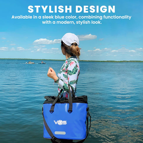 VOS Waterproof Premium Dry Bag, Large Tote Bag for Beach and Travel